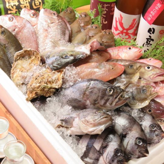 [Selling fresh fish in wagons] Please enjoy your favorite recipe ◎