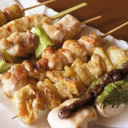 120分飲み放題付き焼き鳥満喫コース3630円