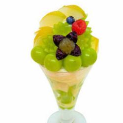 日本梨子與閃耀麝香葡萄芭菲