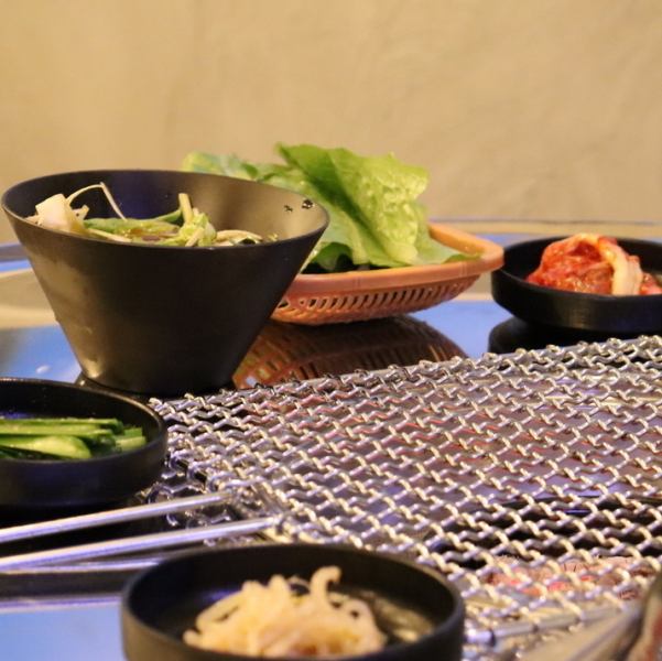韓国焼肉の副菜パンチャン