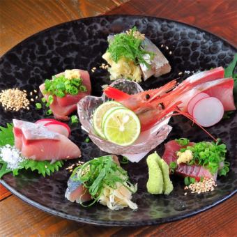 [Includes 2.5 hours of all-you-can-drink] Recommended dishes such as sashimi platter and chicken nanban, 6 dishes in total, 4,400 yen (tax included)