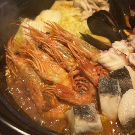 【겨울 한정 ♪】 “호화 이탈리안 냄비 코스” 2 종류의 냄비로부터 선택하실 수 있습니다☆전 7품 3800엔(부가세 포함)