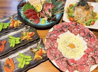 ★Japanese spring special course ◆All-you-can-drink for 2 hours including draft beer <10 dishes/5,500 yen>
