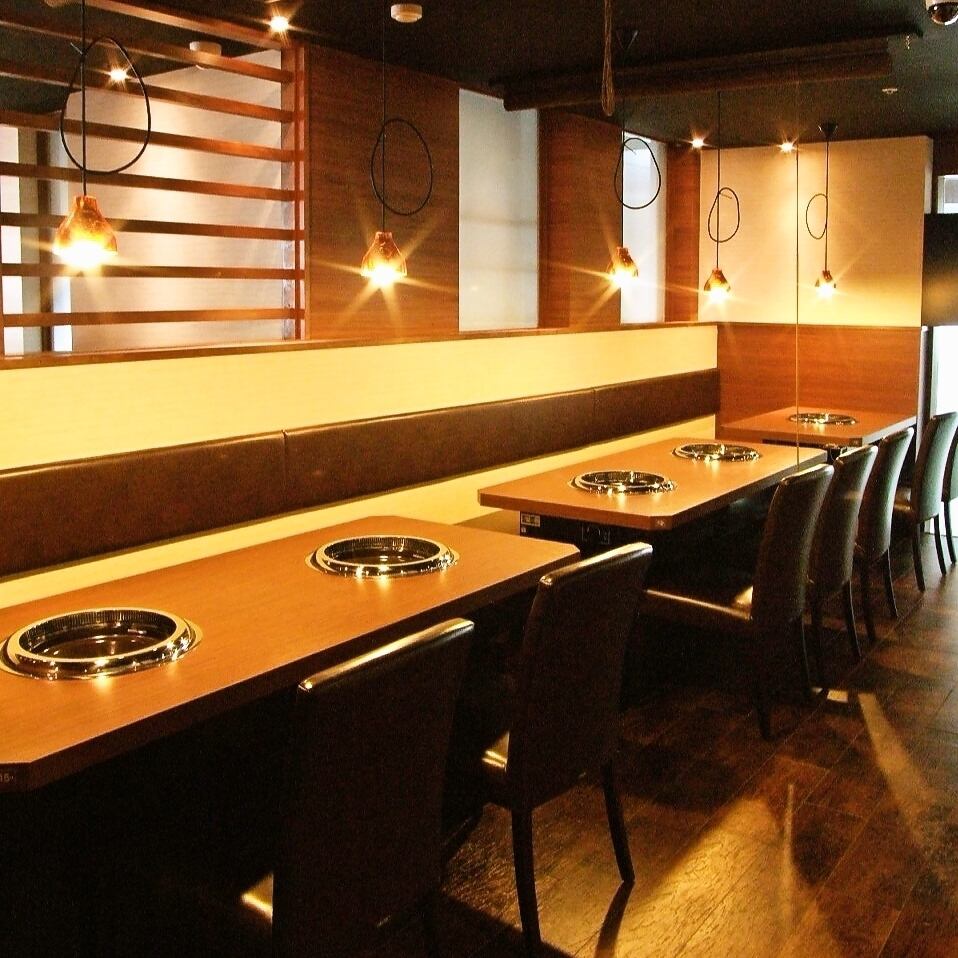 The spacious restaurant can accommodate parties of up to 50 people.