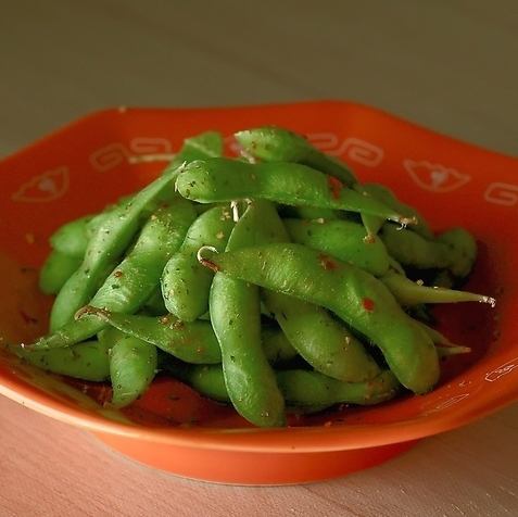 枝豆ペペロンチーノ