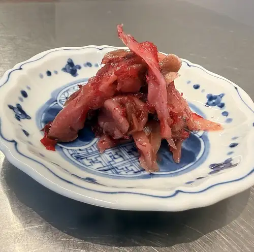 腌梅子和腌芥菜