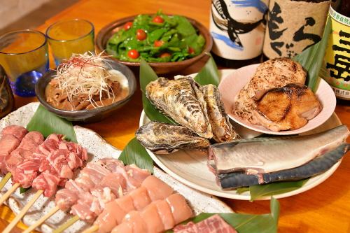 [Banquet plan♪] All-you-can-drink for 3 hours ♪ 7-dish course with assorted chicken seared