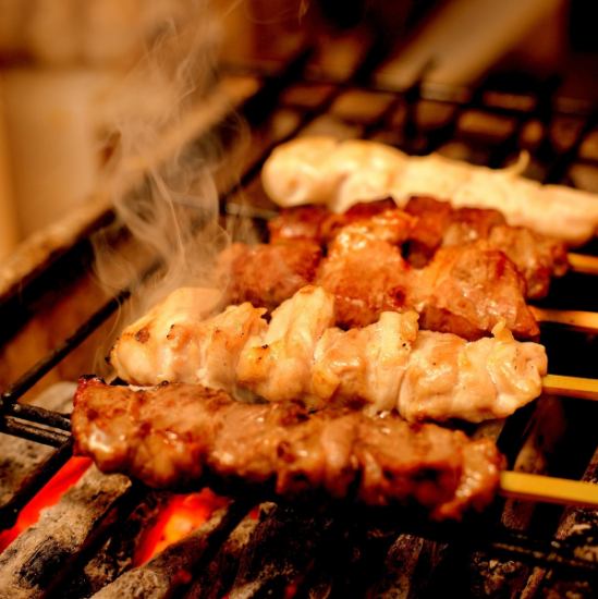 We are particular about [freshness] and [ingredients]."Charcoal grill" using carefully selected meat is a proud menu
