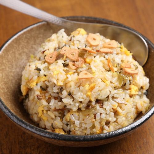 高菜ガーリック炒飯