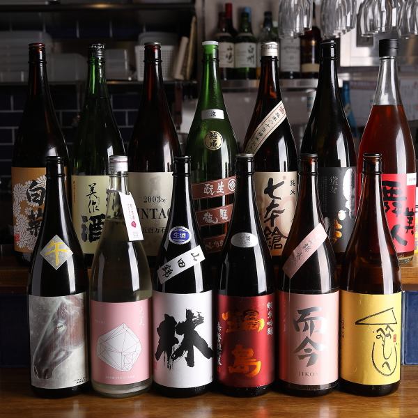 全国から集めた逸品揃いの地酒を愉しむ