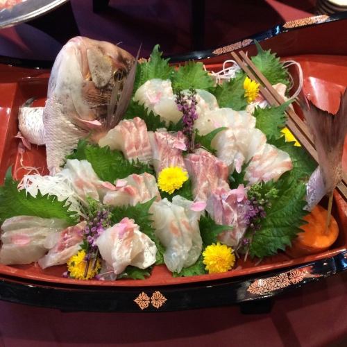 季節限定♪鯛の姿造り宴会