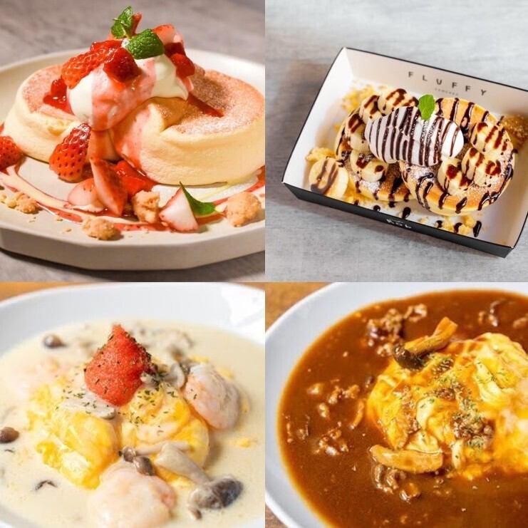 【おしゃれカフェ☆カフェRob】流れる台湾パンケーキ×オムライスで癒しのひとときを
