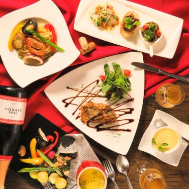 【2019 New Year's party】 ◎ to girls «« girls' party course »sparkling wine drink 90 minutes and 9 items ★ 3500 yen