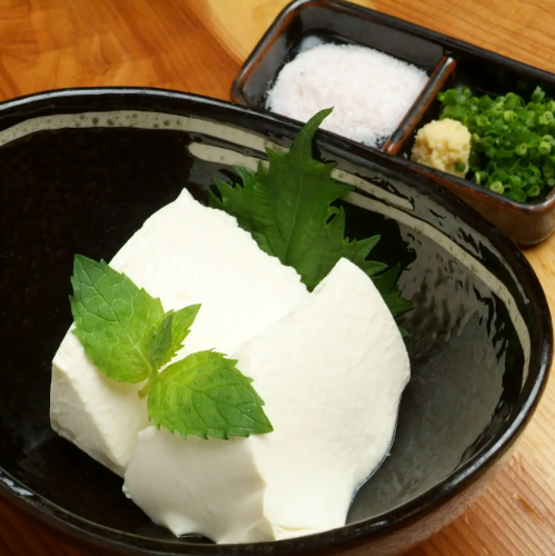 自家製手造り豆富　～国産豆乳仕込み～
