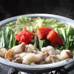 牛もつ鍋（明太生姜）