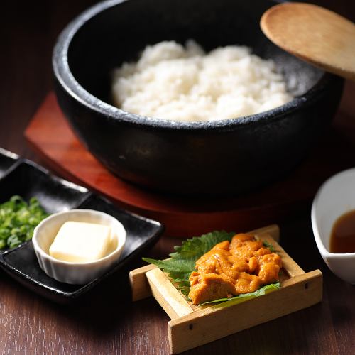石焼バター醤油うにご飯