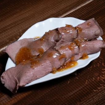 牛タン肉寿司握り