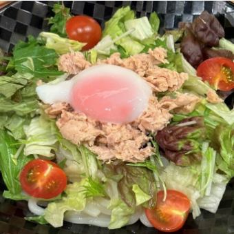 ツナと温玉のサラダうどん　単品