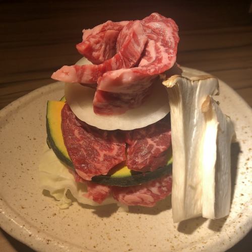 Meat cake for birthday