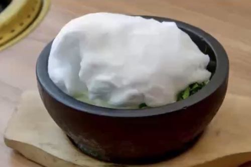 わたあめドームすき焼きビビンバ