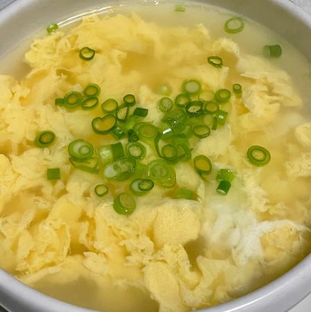ふわふわ玉子スープ