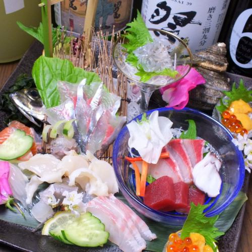 刺身盛り合わせ