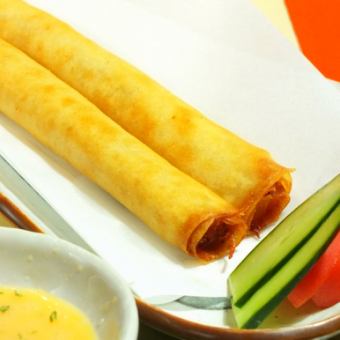 Seafood long spring roll