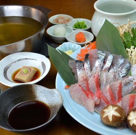 【夜の献立/特別な日に！】ボリューム満点で新鮮海鮮しゃぶコース