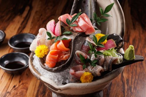 鮮度自慢!市場から直送の刺身