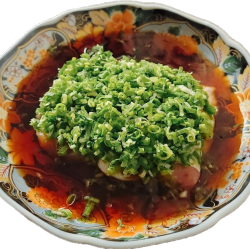 ねぎまみれ鶏たたき