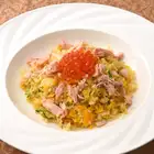 サーモンといくらの炒飯