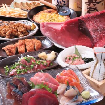 [Deluxe All-you-can-eat and drink (unlimited time)] Men: 5000 yen (tax included), women 4500 yen (tax included)