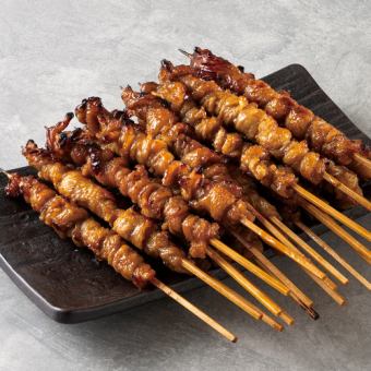 鶏皮巻き串