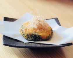 Deep-fried Camembert with Seaweed