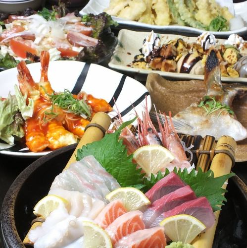 4月1日~【2H飲み放題付】人気メニュー大集結！人気者だヨ！全員集合コース[全10品]5,800円