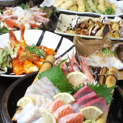 4月1日~【お料理のみ】人気メニュー大集結！人気者だヨ！全員集合コース[全10品]3,500円