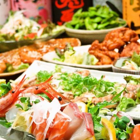 4月1日~【2時間飲み放題付】女性が好きなメニューが集結！亜蔵の女子会コース【全9品】5,600円