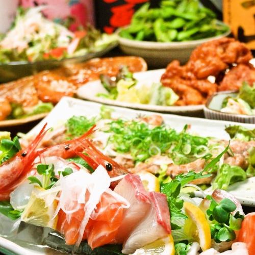 人気メニュー大集結！人気者だヨ！全員集合コース【全10品】3,500円＋2300円で飲放付
