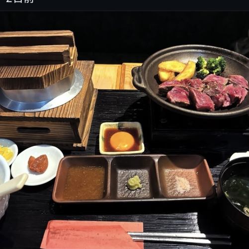 【ランチ】◆ハラミステーキコース◆サラダ・フォカッチャ・デザート含む全5品《2800円(税込)》