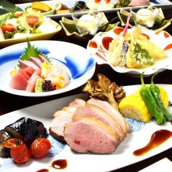 ★魚とおばんざい定番コース6050円★2時間飲み放題＊生ビール＊大吟醸含め地酒6種等★新年会にも