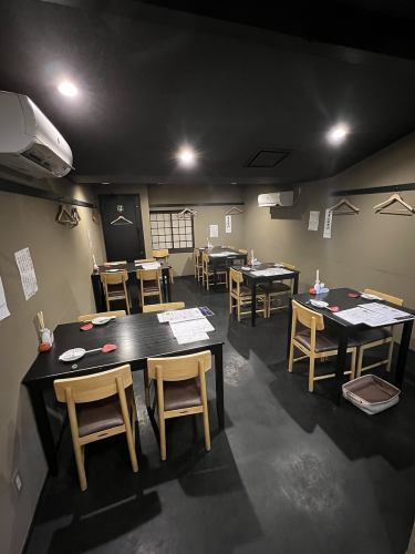 お気軽なテーブル席　長時間でもらくらくです