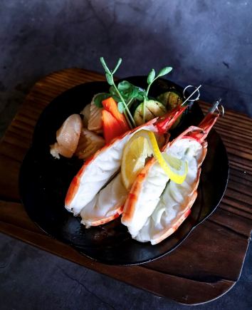 ☆当店・一推しコース☆特大・海老バター焼きコース