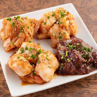 【お料理のみ】ホルモン5種や125カルビ・タン塩を楽しむ＜全7品＞3,000円