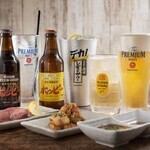 Cheers to yakiniku and horumon from lunchtime! Open until the morning on Fridays and Saturdays!