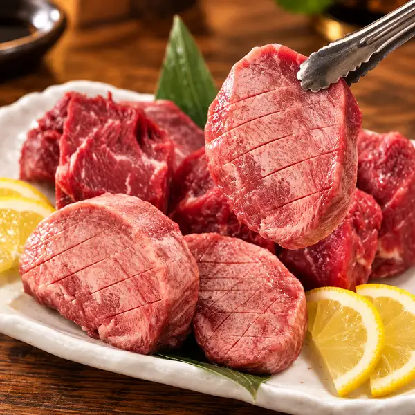 [Asakusa Specialty] A luxurious platter of specially selected thick-cut meat and other carefully chosen cuts: "Legendary Kaminarimon Platter"