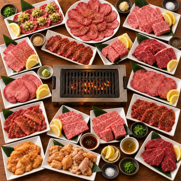 [Great Value Banquet] Our Popular BBQ Course: Featuring our signature offal and other popular cuts of meat.
