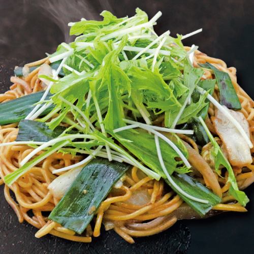 京野菜たっぷり 醤油焼きそば