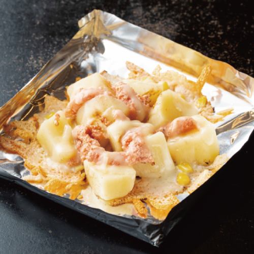 土豆、明太子和奶酪