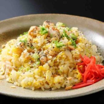 charred garlic fried rice