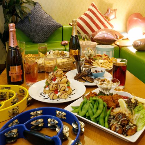 【To the party!】 A lot of hors d'oeuvre share menu!